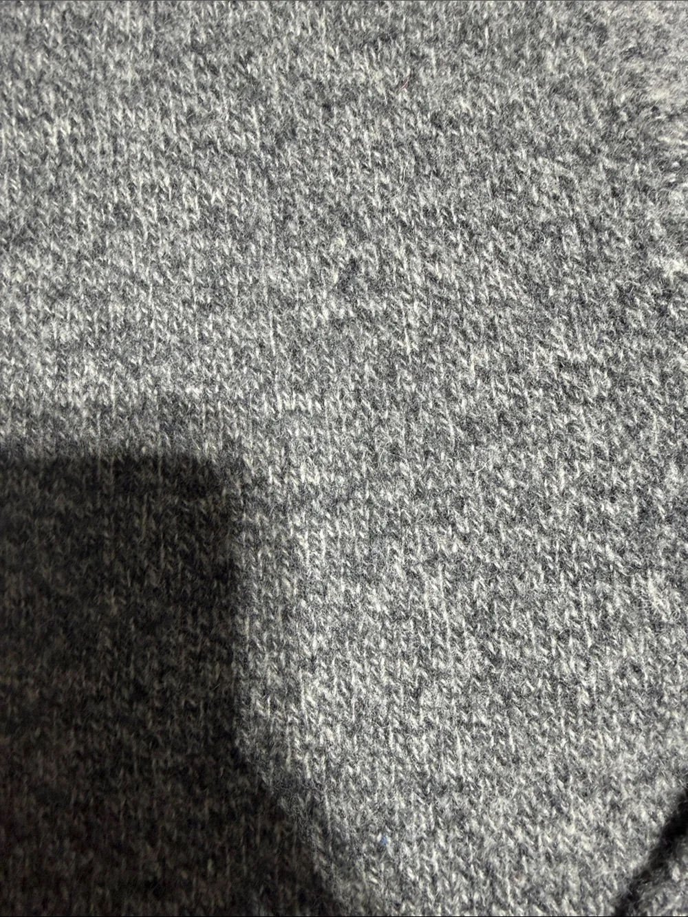 J. Crew Men's Gray Quarter-Zip Sweater